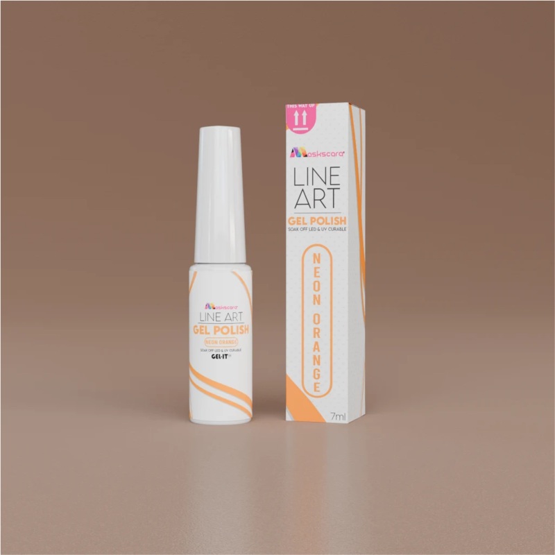 Line Art Gel 7ml – Neon Orange