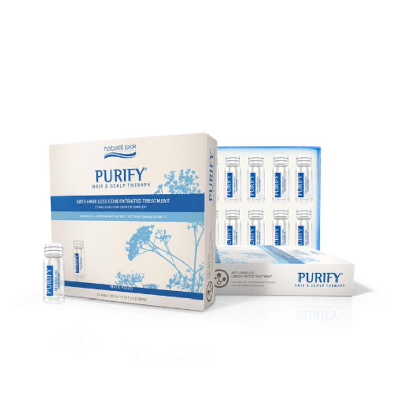 NATURAL LOOK PURIFY ANTI-HAIR LOSS CONCENTRATED TREATMENT 12 VIALS X 10ML