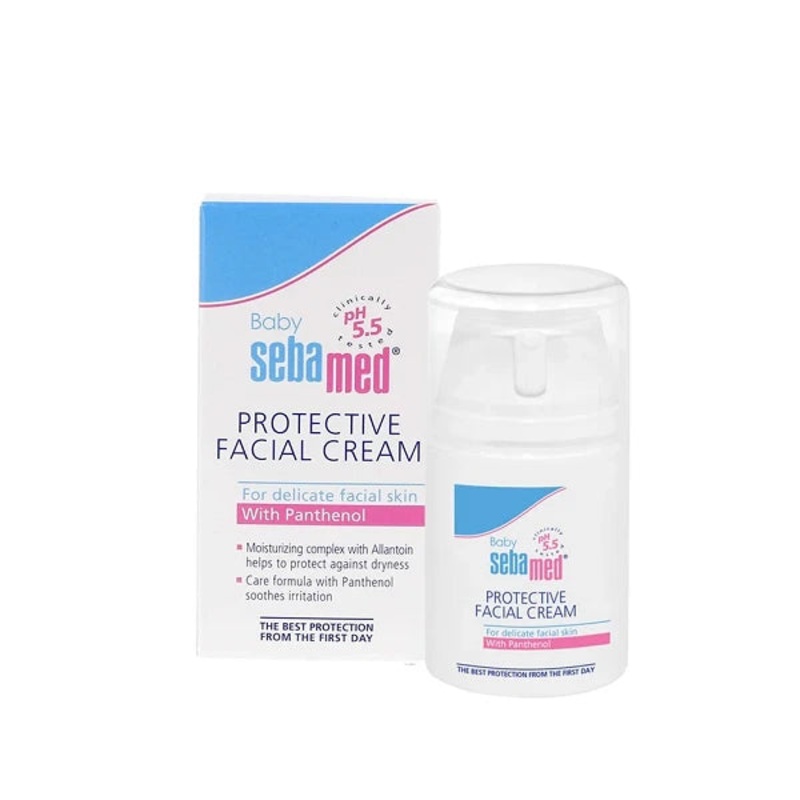 Baby Sebamed Protective Facial Cream For Delicate Facial Skin With Panthenol 50ml
