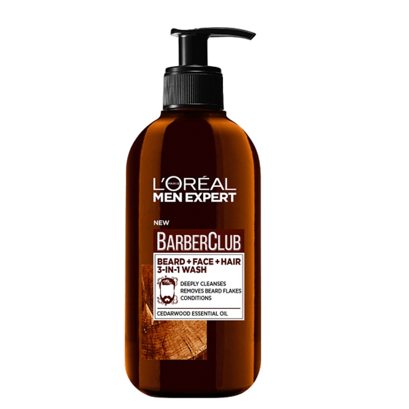 L’oreal Men Expert – Barber Club Beard Face Hair 3 in 1 Wash