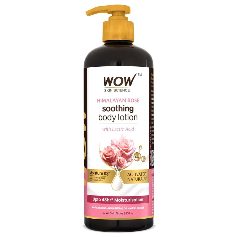 Wow Skin Science Himalayan Rose Soothing Body Lotion with LA 400ml