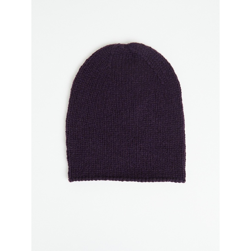 Jade Beanie in Aubergine