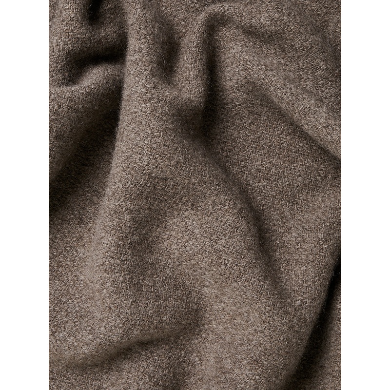 Nomad Net Scarf in Natural Yak Grey