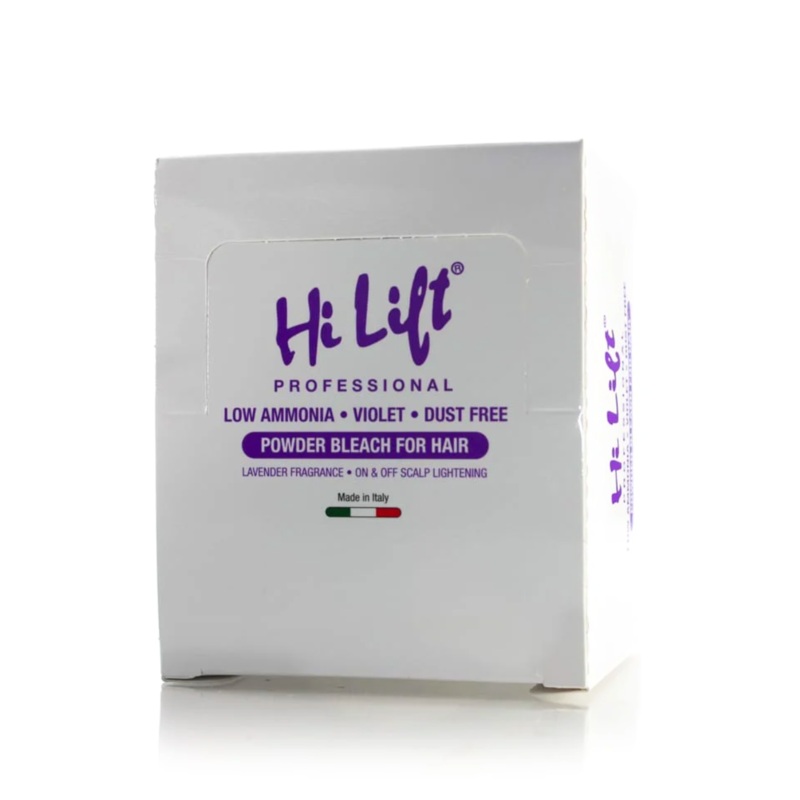 HI LIFT PROFESSIONAL BLONDE HIGHLIGHTER POWDER BLEACH LOW AMMONIA VIOLET SACHET 30G