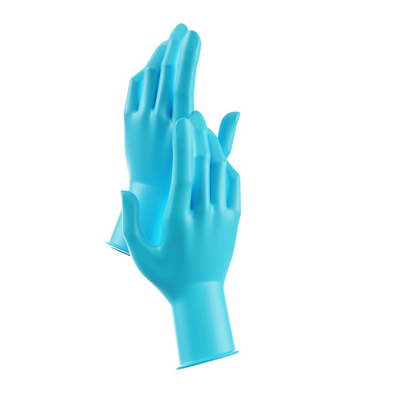 Nitrile Gloves – Blue Medium