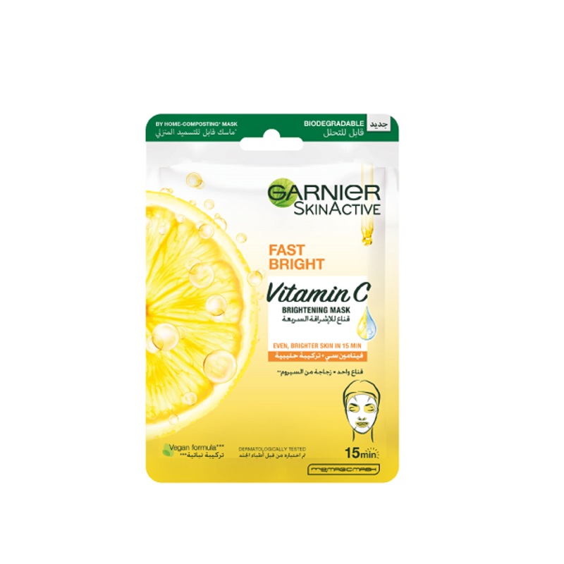 Garnier – SkinActive Fast Bright Vitamin C Brightening Mask