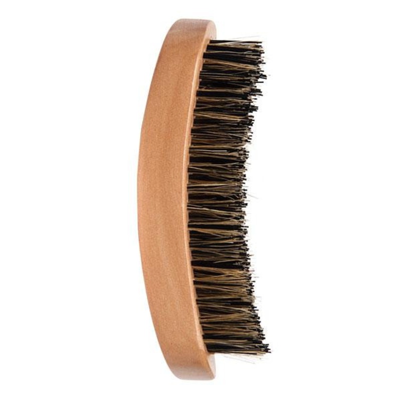 Diane — Military curved 100% Extra-firm boar brush 9 row 5″