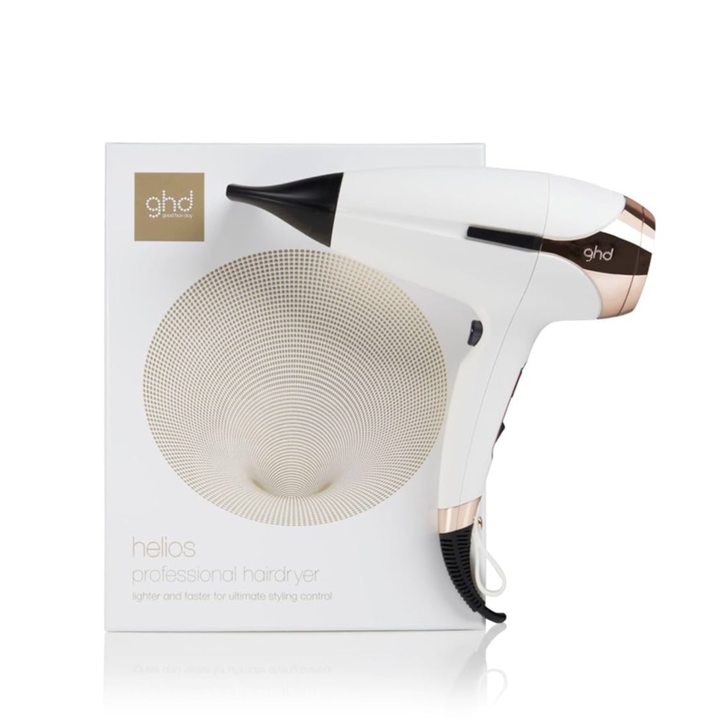 GHD HELIOS PROFESSIONAL HAIR DRYER WHITE & ROSE