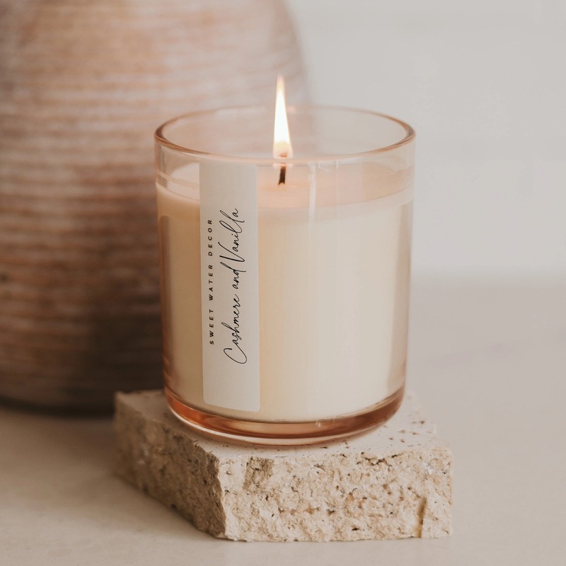 Sojawachskerze “CASHMERE and VANILLA”| SWEET WATER DECOR