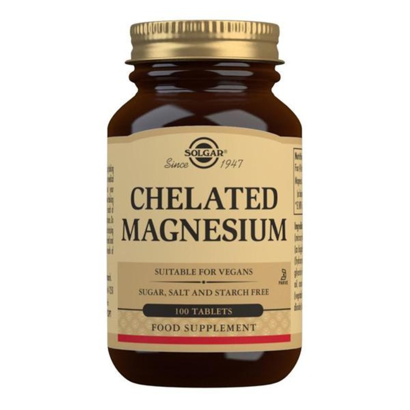 Solgar – Chelated Magnesium 100 Tablets