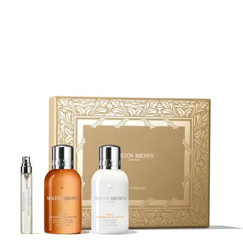 Molton Brown Sunlit Clementine & Vetiver Travel Gift Set