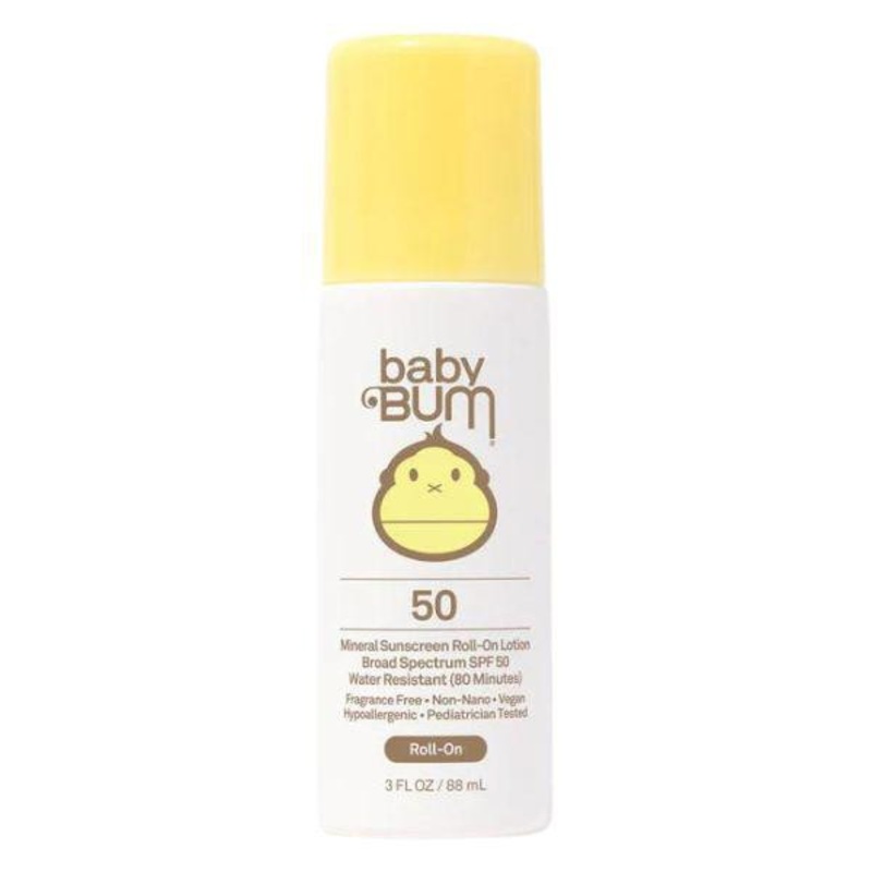 Sun Bum — Baby Bum – SPF50 Mineral Sunscreen Roll-On Lotion 3oz