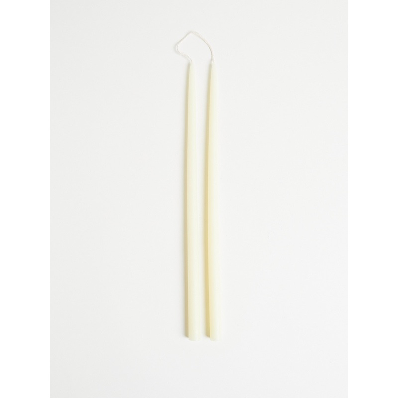 Biedermeier Taper Candle in Lemon Chiffon