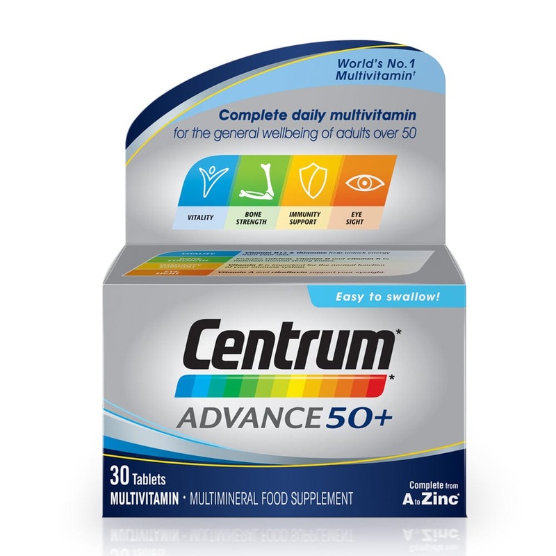 Centrum Advance 50+ 30 Tablets