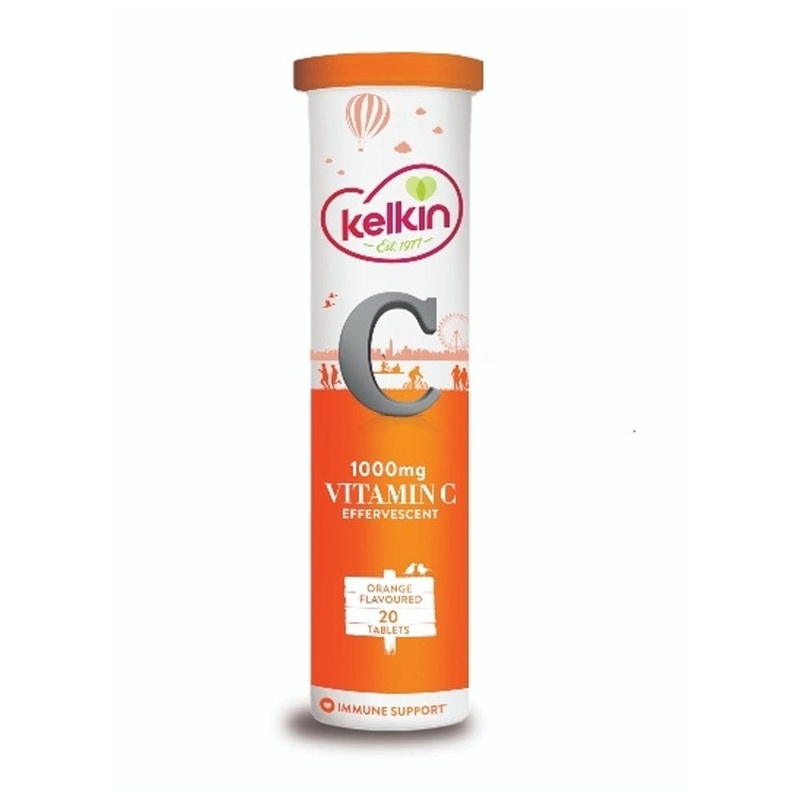 Kelkin Vitamin C Effervescent 1000mg 20 Tablets