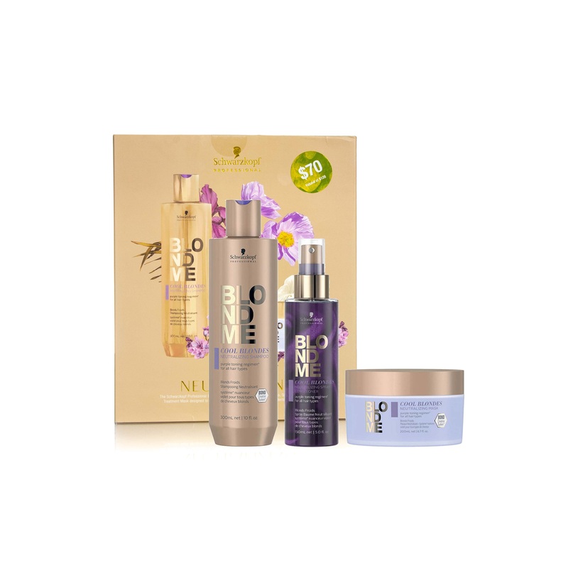 SCHWARZKOPF BONACURE 2023 TRIO BLONDE ME NEUTRALIZING