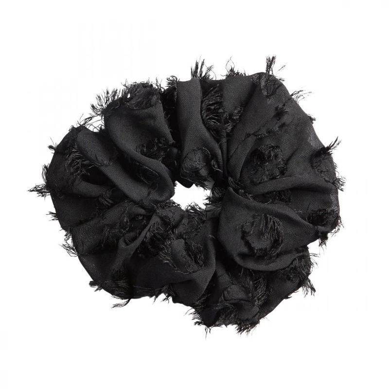 Kitsch — Scrunchie – Frayed Black