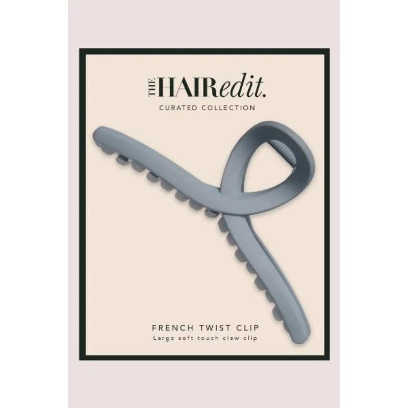THE HAIR edit — French Twist Clip – Slate