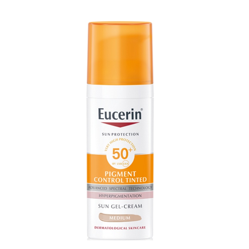 Eucerin – Pigment Control Tinted SPF50+ Sun Gel Cream Medium
