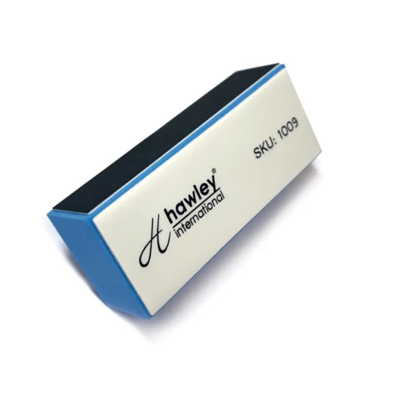 HAWLEY 3 WAY SATIN SUPER SHINER BLUE FOAM BLOCK BUFFER