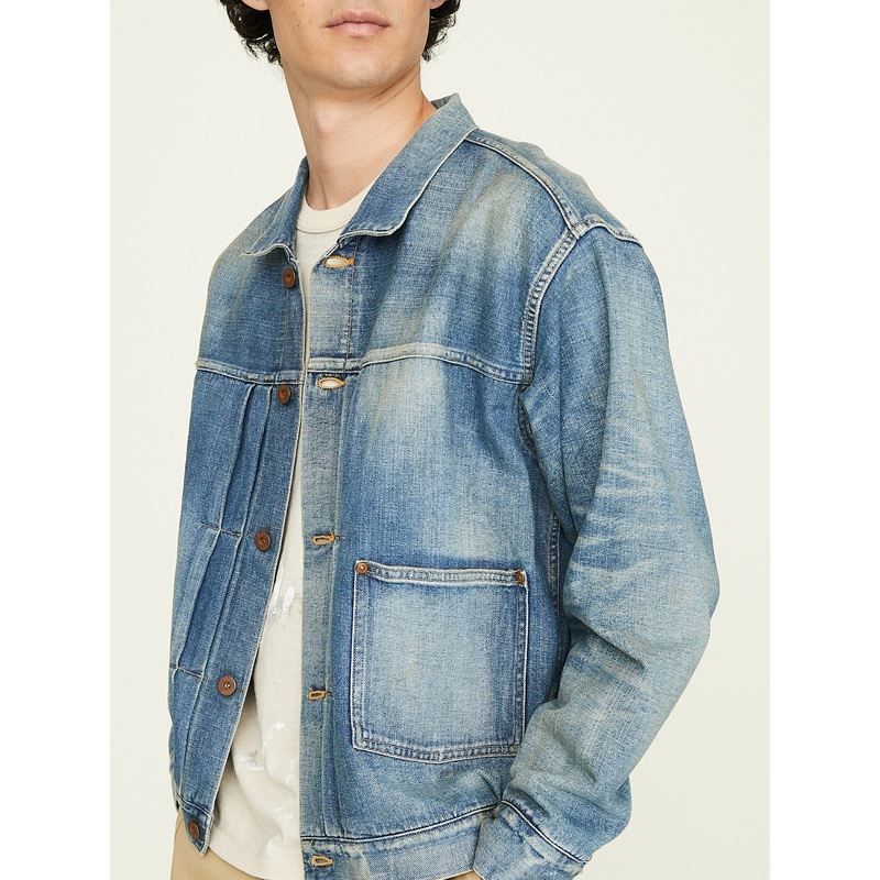 Lot.703 Denim Jacket C. 1920’s in Damaged Indigo