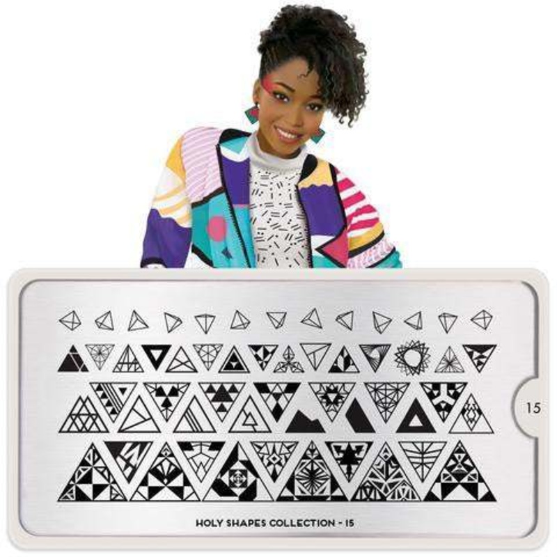 Moyou London Stamping Plate – Holy Shapes 15