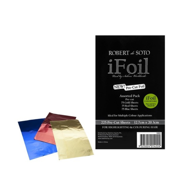 ROBERT DE SOTO PRE CUT FOIL 225 SHEETS COLOUR