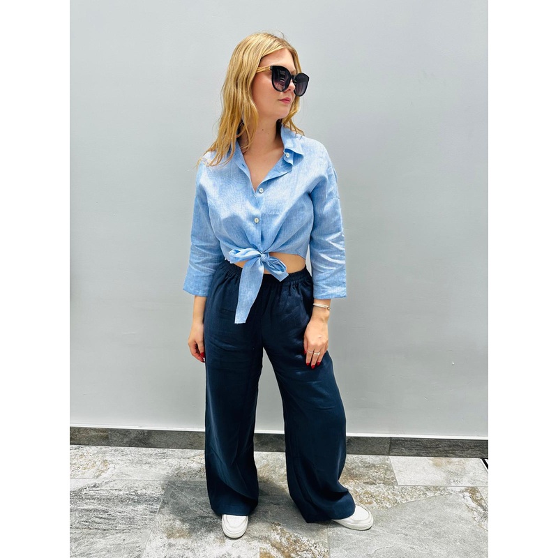 Cam Donna Positano Linen Shirt