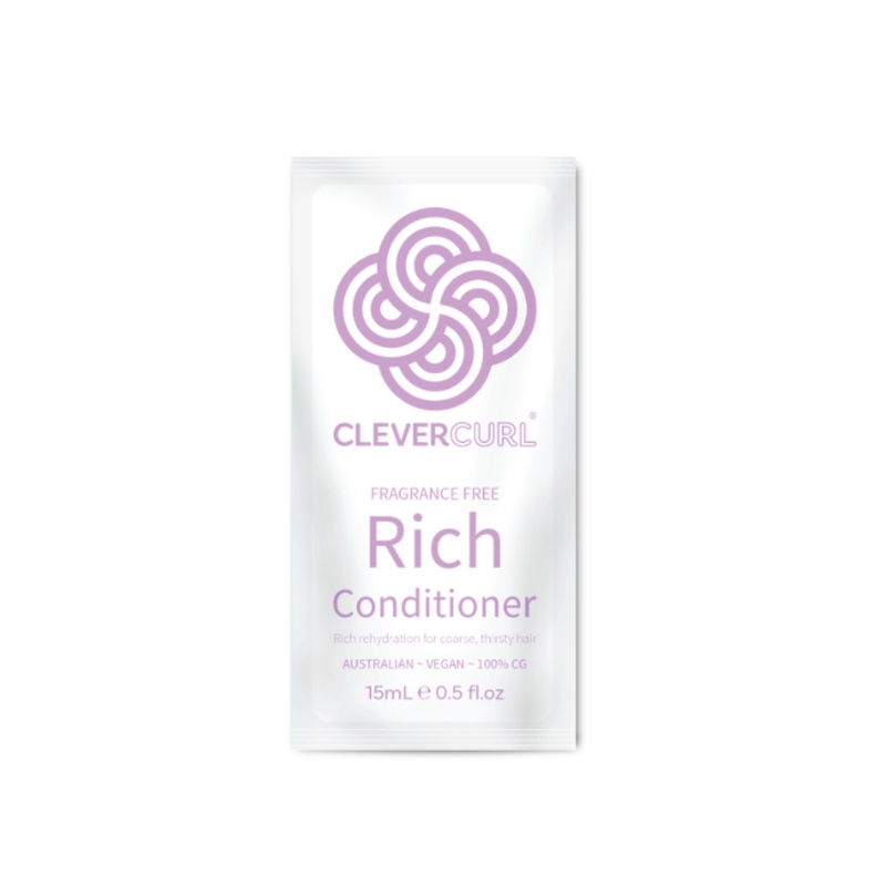 CLEVER CURL Fragrance Free Rich Conditioner | Various Sizes