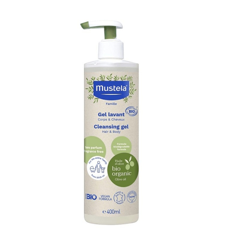 Mustela – Bio Certified Organic Cleansing Gel Body & hair