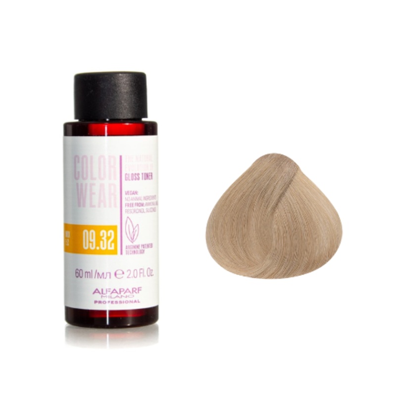 ALFAPARF MILANO COLOR WEAR GLOSS TONER 60ML 09.32