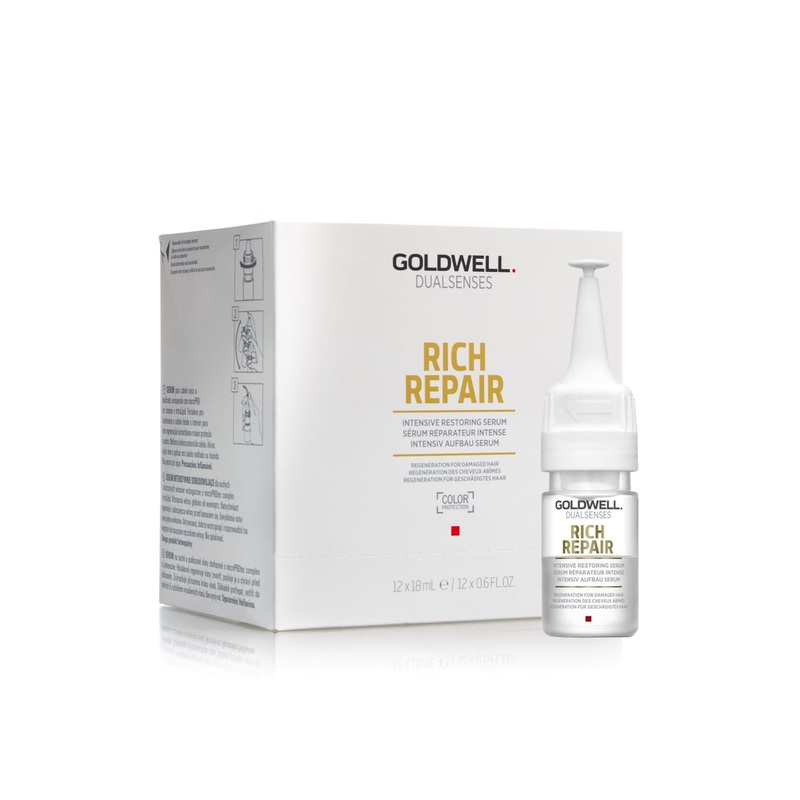 GOLDWELL DUALSENSES RICH REPAIR INTENSIVE RESTORING SERUM 12 X 18ML