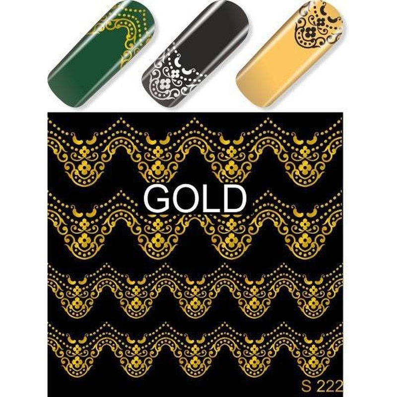 Henna Art Black Water Transfer – 222G