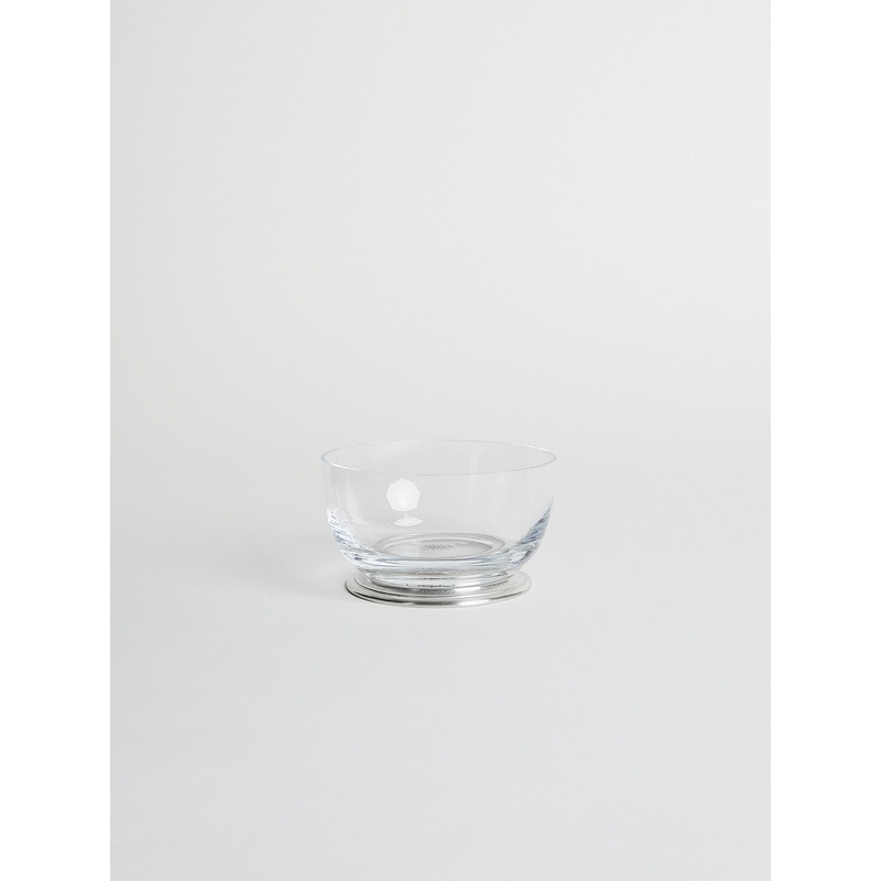 Velletri Pewter & Glass Bowl