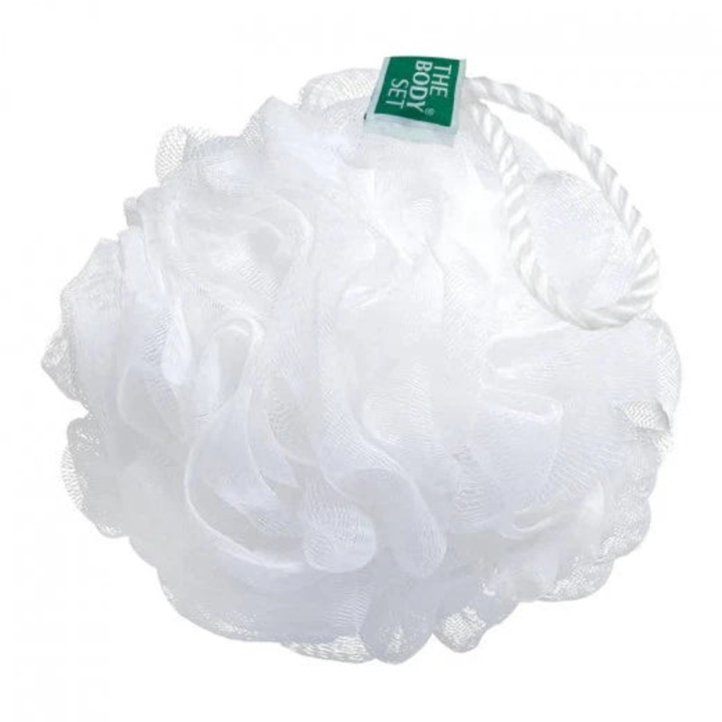 Optimal Perfect White Mesh Bath Sponge