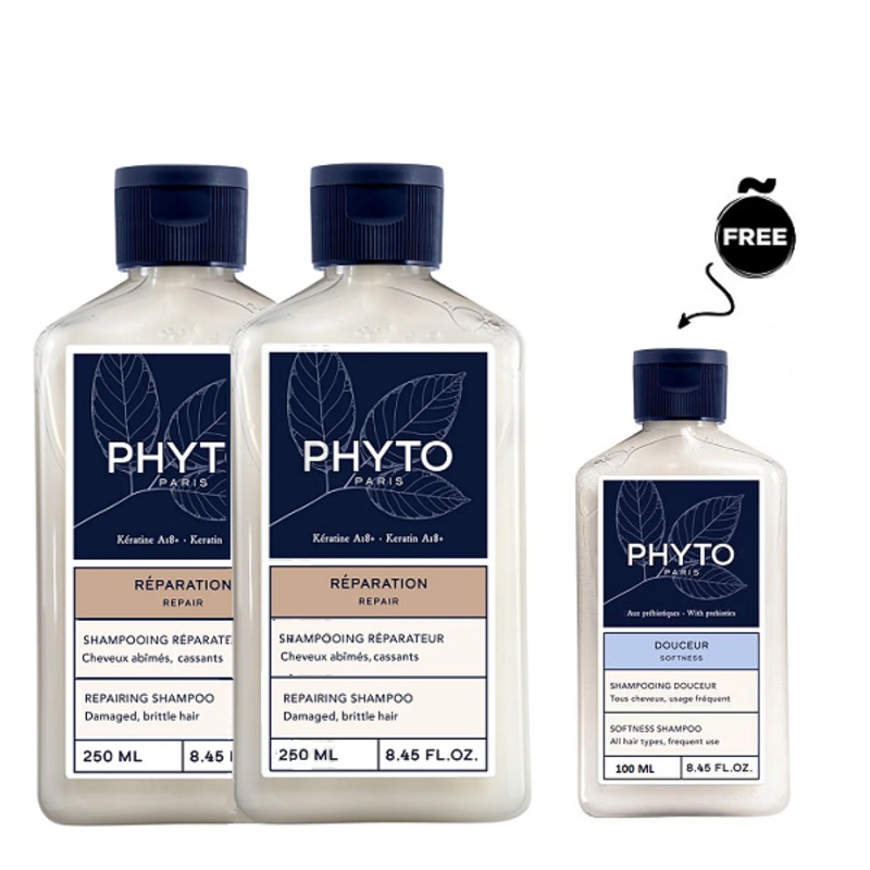 Phyto – Repairing Shampoo Duo Pack Bundle