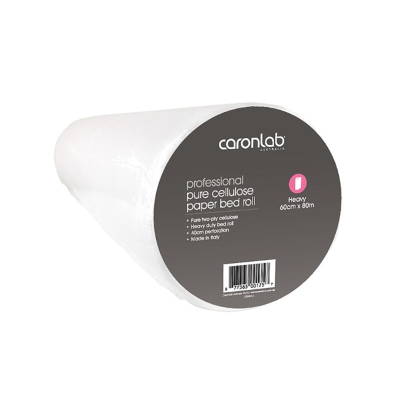 CARONLAB PROFESSIONAL PURE CELLULOSE PAPER BED ROLL – HEAVY 60CM X 80M