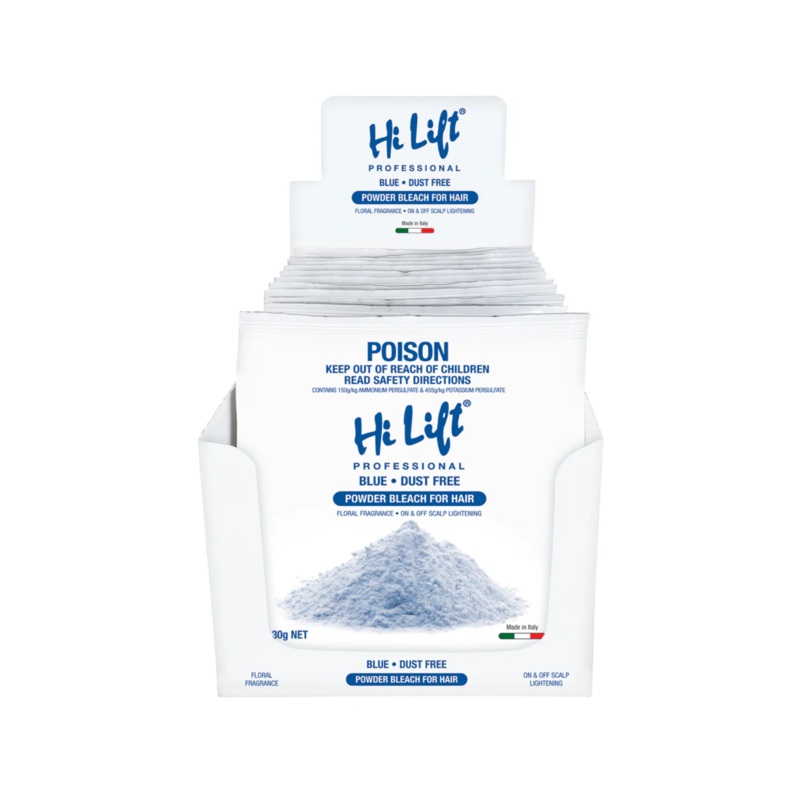 HI LIFT PROFESSIONAL BLONDE HIGHLIGHTER POWDER BLEACH BLUE SACHET 30G