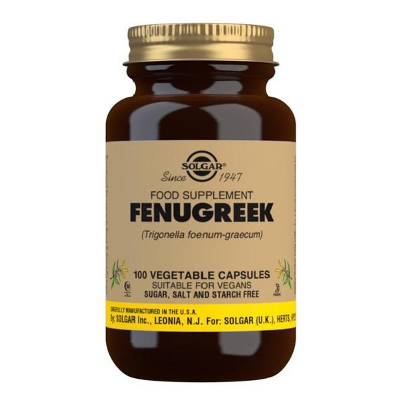 Solgar – Fenugreek 100 Vegetable Capsules *