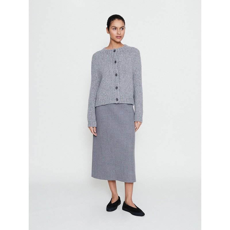 Sutton A-Line Skirt in Beluga