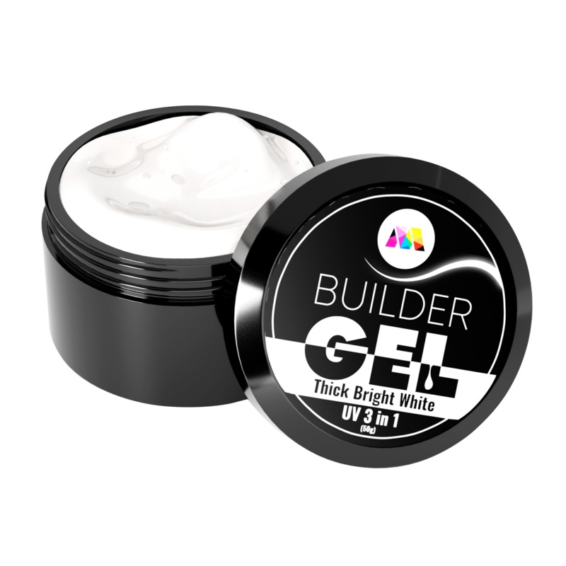 Thick Bright White UV Builder Gel – 5g