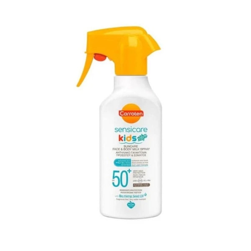 Carroten Sensicare Kids Suncare Face & Body Milk Spray 270ml – SPF50+