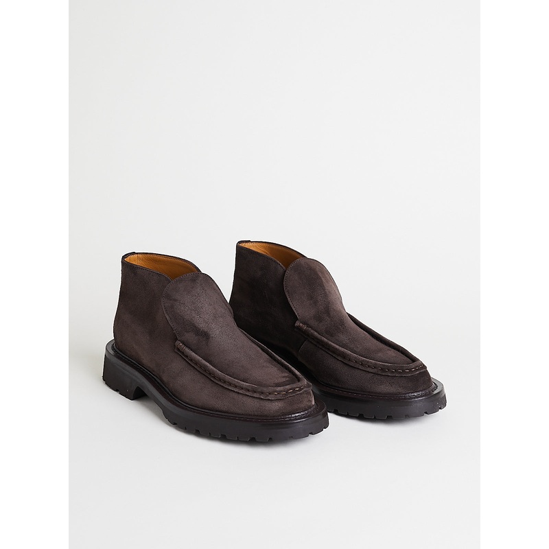 Mid Top Loafer in Dark Brown