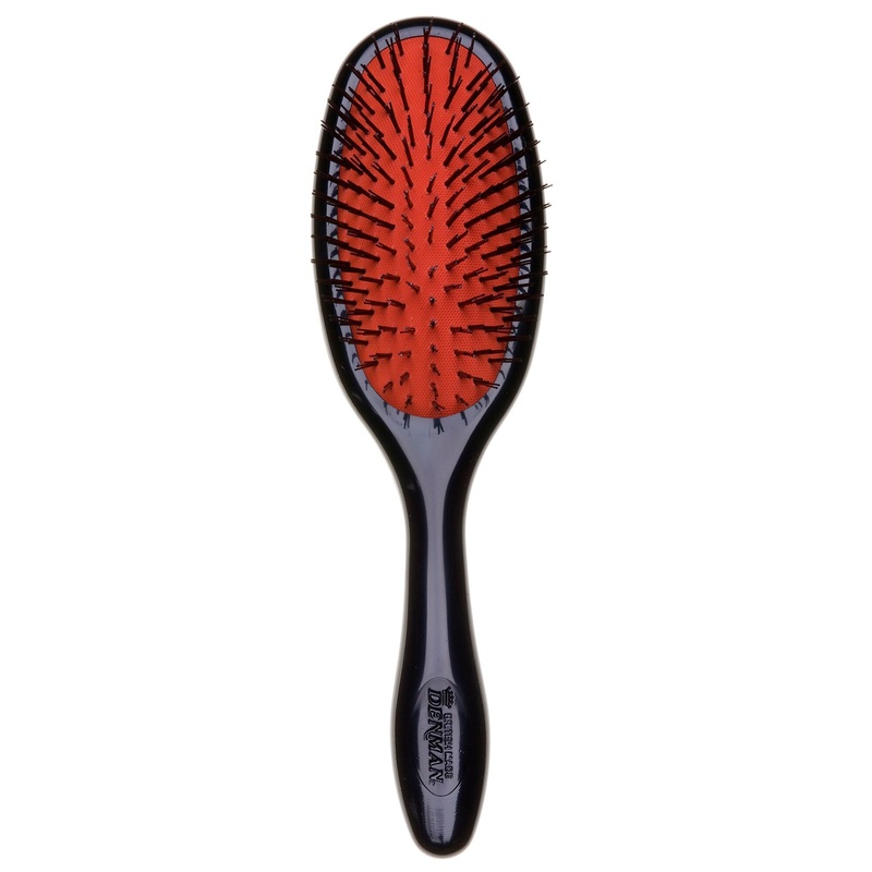 Denman Brush D80M Medium Nylon Black