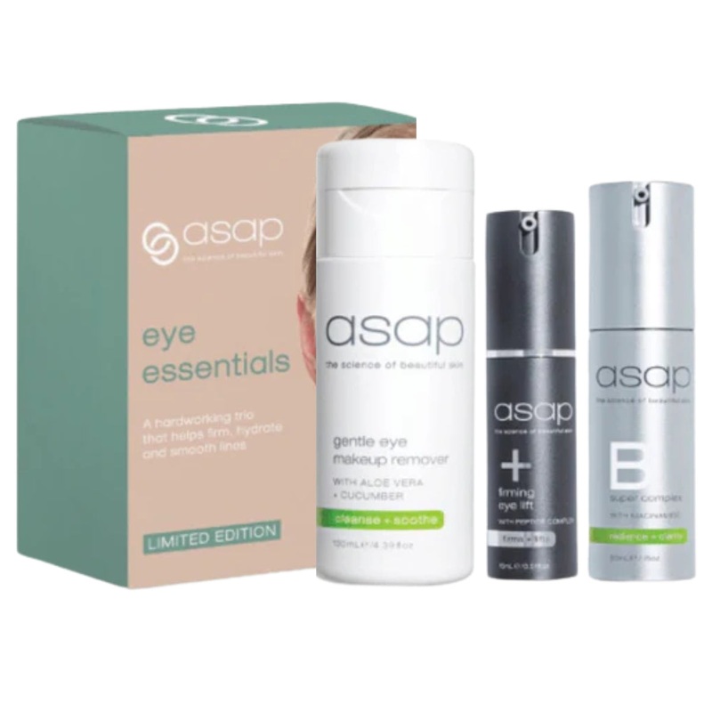 ASAP Eye Essentials Trio to Firm, Hydrate and Smooth Eye Area