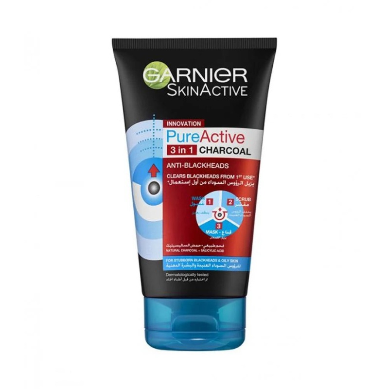 Garnier Pure Active 3 In 1 Charcoal 150ml