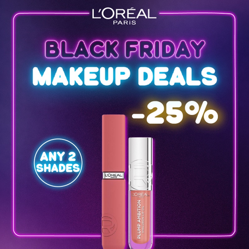 L’Oreal Paris – Infaillible Laque Resistance Lipstick & Plump Ambition Hyaluron Lip Oil Bundle