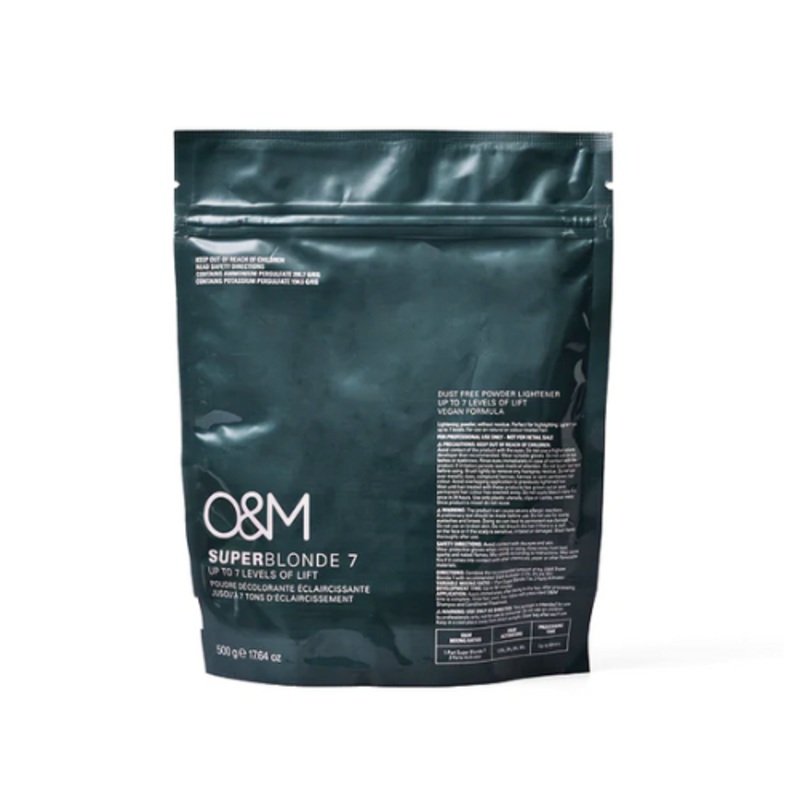 O&M SUPER BLONDE Level 7 Powder Lightener | Various Sizes