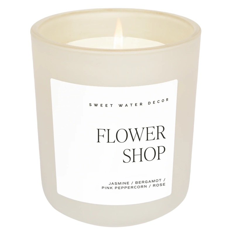 Sojawachskerze “FLOWER SHOP” – SWEET WATER DECOR