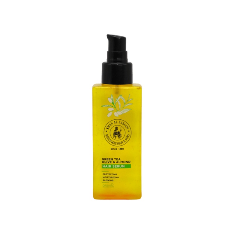 Khan Al Saboun – Green Tea Olive & Almond Hair Serum